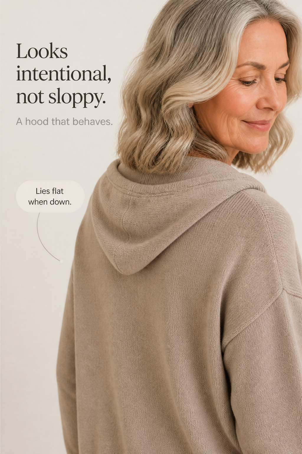 Marguerite | Women's Ribbed Drawstring Hooded Cardigan