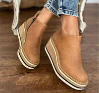 Coraline | Women's Wedge Zip-Up Platform Boots
