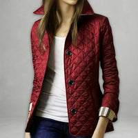 Genevieve | Women's Classic Quilted Snap Button Jacket