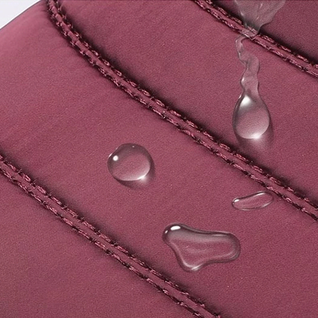 Close-up of Genevieve boot fabric showing water resistance