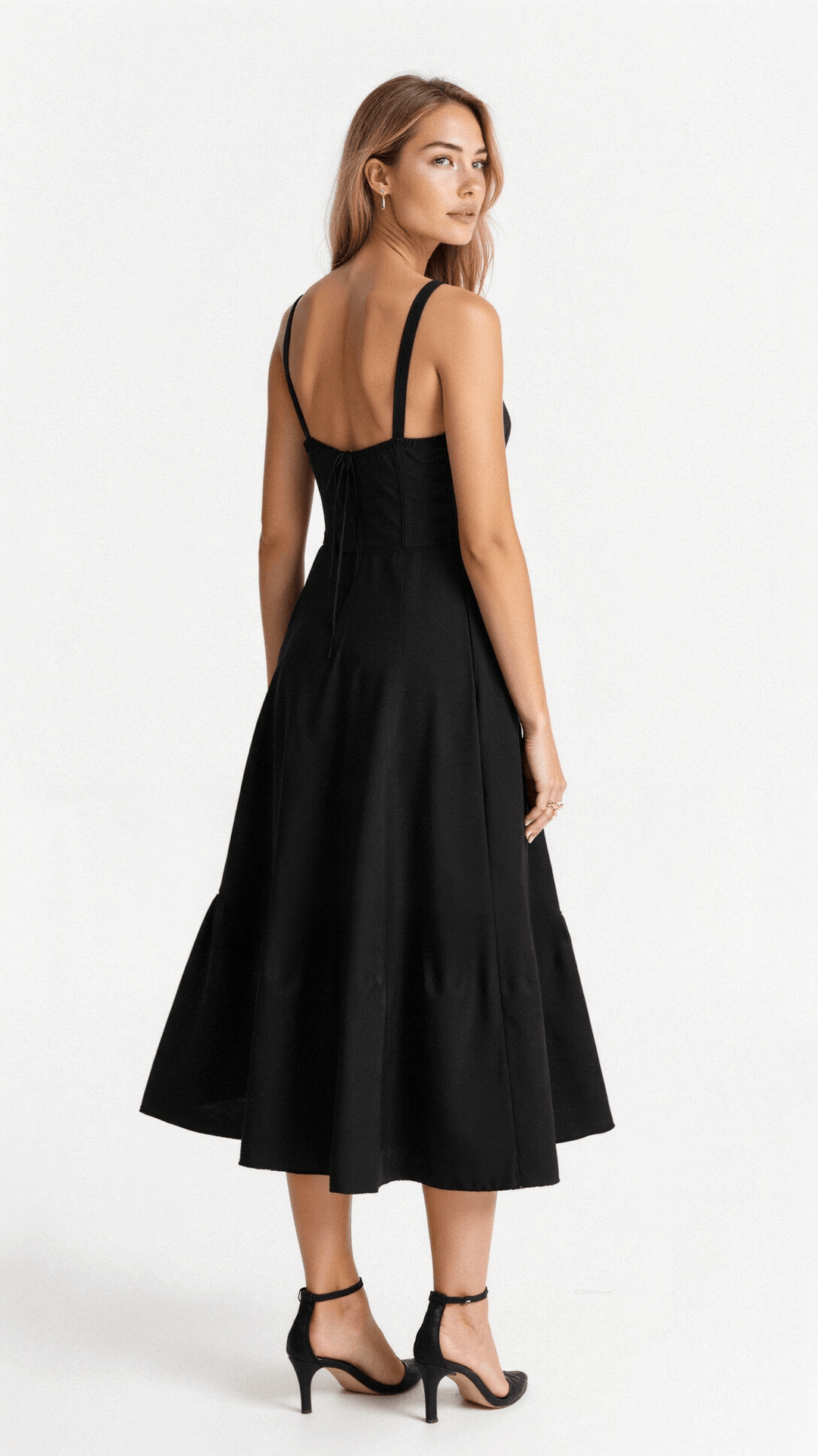 Bonnie | Floral Chic Corset Midi Dress