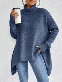 Rosalind | Women's Oversized Ribbed Turtleneck Sweater