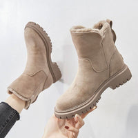 Rosalyn | Women's Fur-Lined Slip-On Ankle Boots