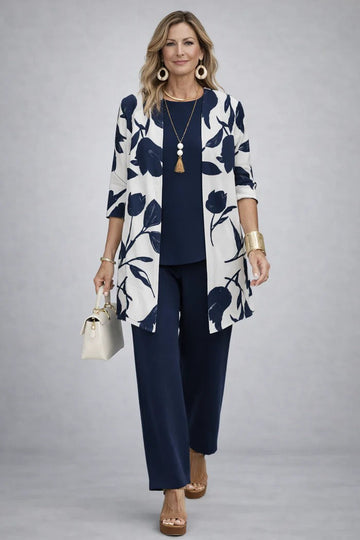 Blue and White