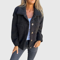 Whitley | Women's Button-Front Sherpa Fleece Jacket