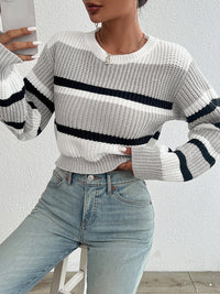 Willow | Women's Striped Crew Neck Sweater