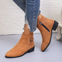 Women's Animal Print Zip Ankle Boots | Rosalind