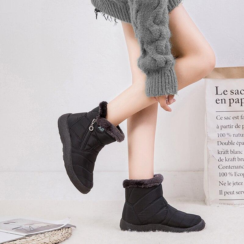 Wilhelmina brown fur trim zip winter boots, side-by-side pair view