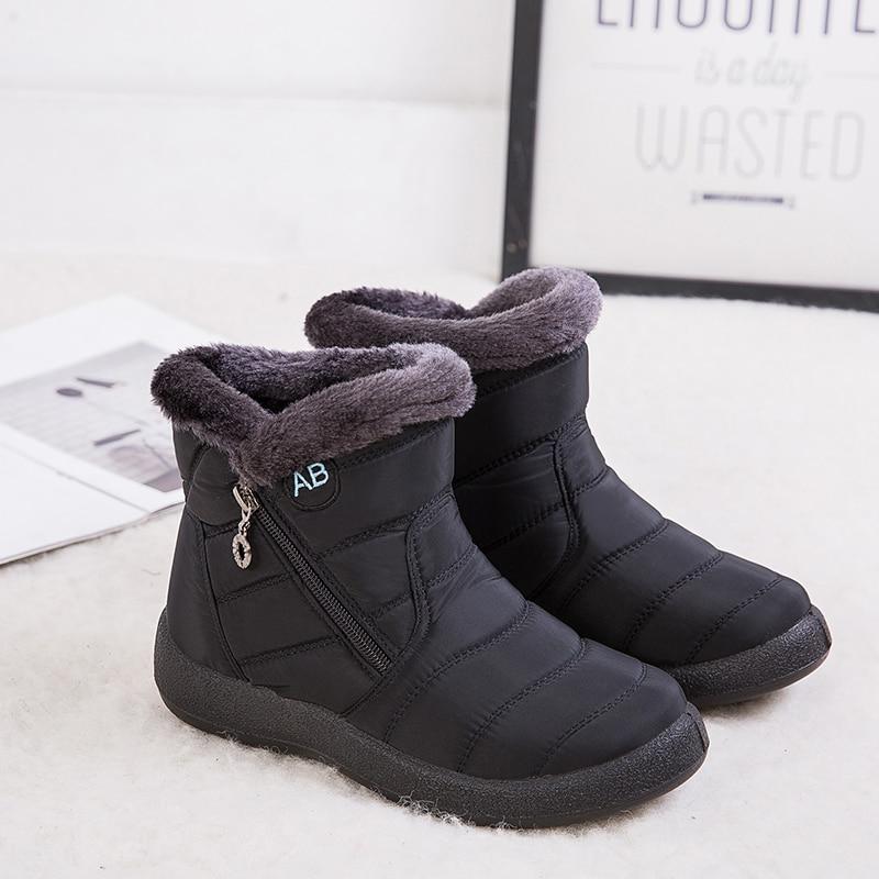 Wilhelmina brown fur trim zip winter boots, side-by-side pair view