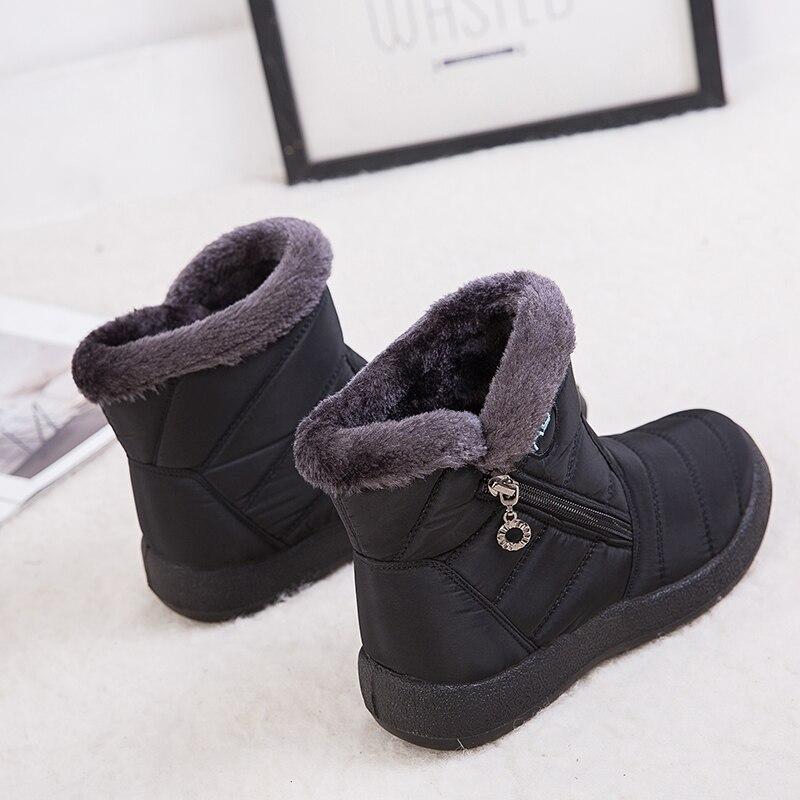 Wilhelmina brown fur trim zip winter boots, side-by-side pair view