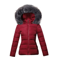 Women's Hooded Faux Fur Trim Puffer Jacket | Rosalyn