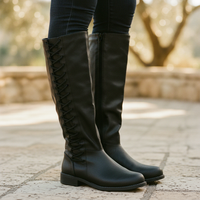 Women's Lace-Up Knee-High Boots | Rosalind