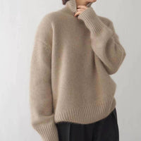 Women's Loose Fit Turtleneck Sweater | Rosalind