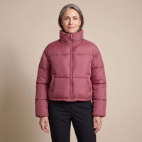 Women's Short Puffer Stand Collar Winter Jacket | Odette